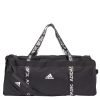 Adidas Training 4ATHLTS Duffel L black/black/white Weekendtas