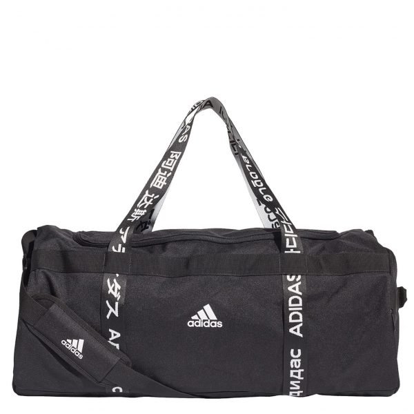 Adidas Training 4ATHLTS Duffel L black/black/white Weekendtas
