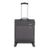 American Tourister Heat Wave Spinner 55 charcoal grey Zachte koffer