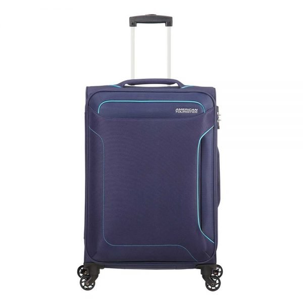 American Tourister Holiday Heat Spinner 67 navy Zachte koffer