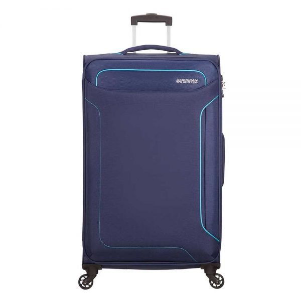 American Tourister Holiday Heat Spinner 79 navy Zachte koffer