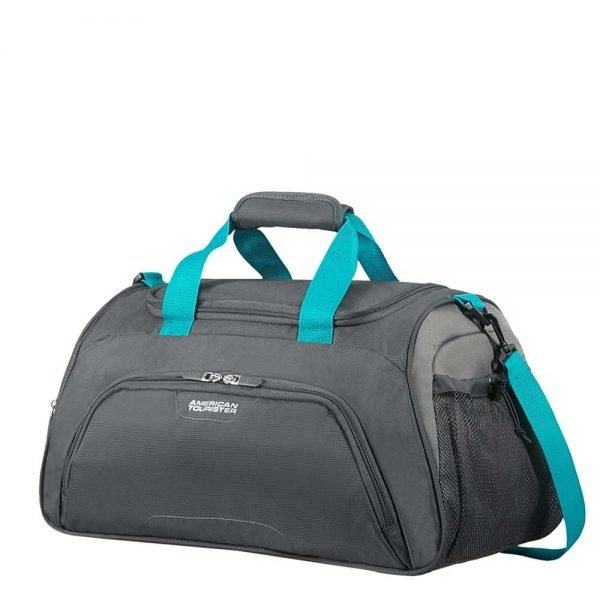 American Tourister Road Quest Sportsbag grey / turquoise Weekendtas