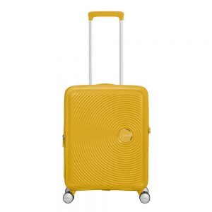 American Tourister Soundbox Spinner 55 Expandable golden yellow Harde Koffer