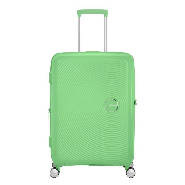 American Tourister Soundbox Spinner 67 Expandable spring green Harde Koffer