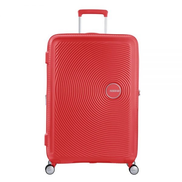 American Tourister Soundbox Spinner 77 Expandable coral red Harde Koffer