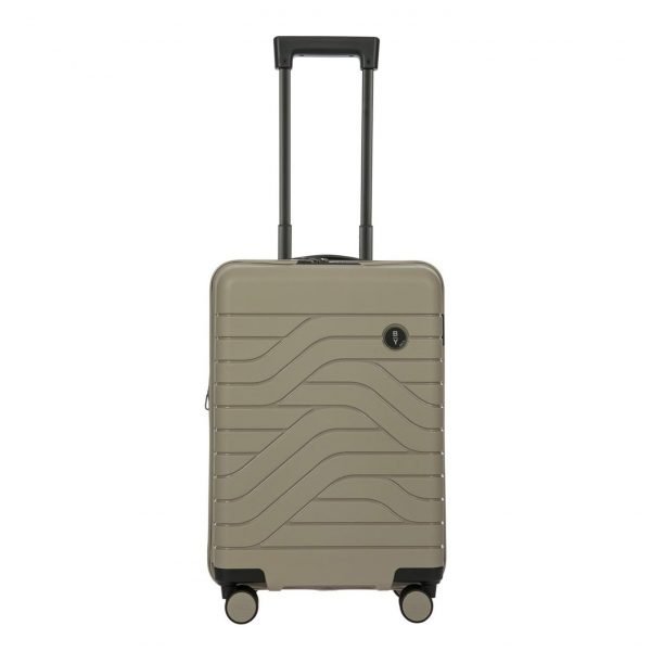 Bric&apos;s Ulisse Trolley Expandable 55 USB dove grey Harde Koffer