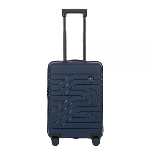 Bric&apos;s Ulisse Trolley Expandable 55 USB ocean blue Harde Koffer