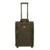Bric&apos;s X-Travel Trolley 55 Expandable olive Zachte koffer