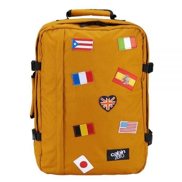 CabinZero Classic Flags 44L Ultra Light Cabin Bag Limited Edition orange chill Weekendtas