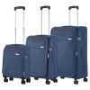 CarryOn Air Trolleyset 3pcs steel blue Lichtgewicht koffer