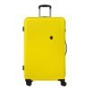 CarryOn Connect 4 Wiel Trolley 77 yellow Harde Koffer