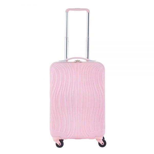 CarryOn Wave Koffer 55 baby roze Harde Koffer