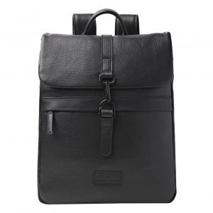 Castelijn & Beerens Tango Backpack 15.6&apos;&apos; black Leren tas