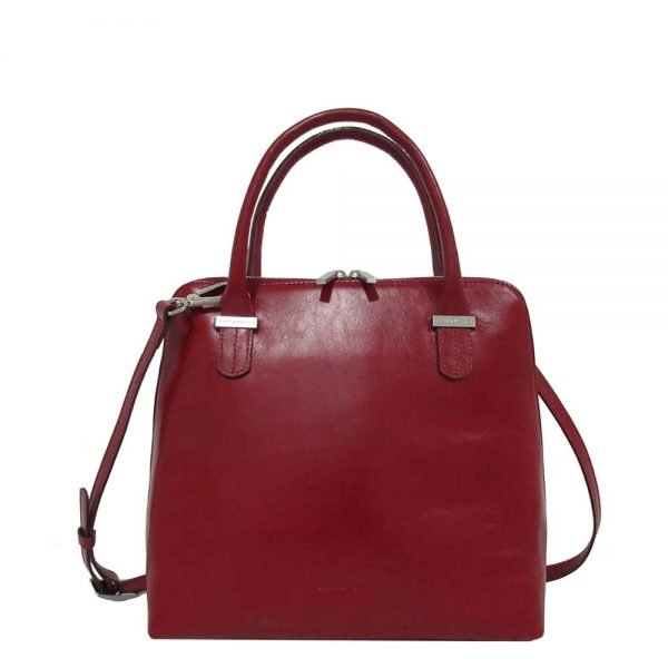 Claudio Ferrici Classico Hand Bag red Damestas