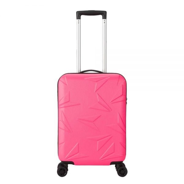 Decent Q-Luxx Trolley 55 pink Harde Koffer