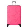 Decent Q-Luxx Trolley 77 pink Harde Koffer