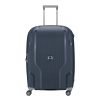 Delsey Clavel 4 Wiel Trolley 70 Expandable blue Harde Koffer