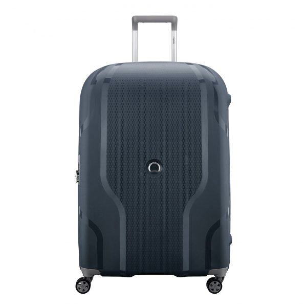 Delsey Clavel 4 Wiel Trolley 76 Expandable blue Harde Koffer