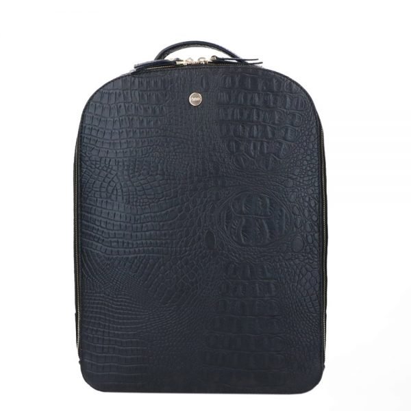 FMME. Claire 13.3 Backpack Croco black backpack