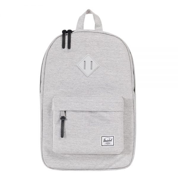 Herschel Supply Co. Heritage Mid-Volume Rugzak light grey crosshatch/grey rubber backpack