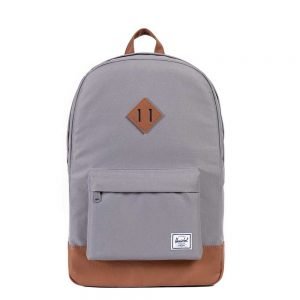 Herschel Supply Co. Heritage Rugzak grey/tan synthetic leather backpack