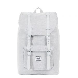 Herschel Supply Co. Little America Mid-Volume Rugzak light grey crosshatch/grey rubber backpack