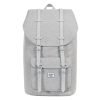 Herschel Supply Co. Little America Rugzak light grey crosshatch/grey rubber backpack