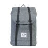Herschel Supply Co. Retreat Rugzak raven crosshatch/black rubber backpack