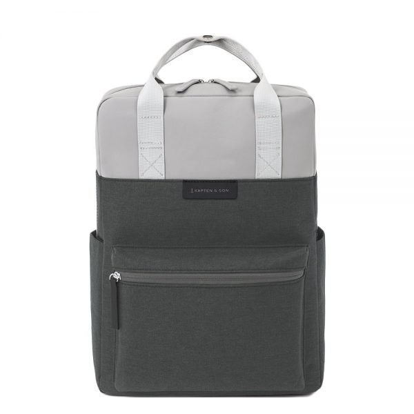 Kapten & Son Bergen Backpack grey black backpack