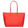 Lacoste Ladies Shopping Bag Large high risk red Damestas