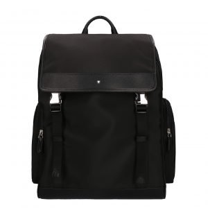 Montblanc Sartorial Jet Backpack Medium black Leren tas