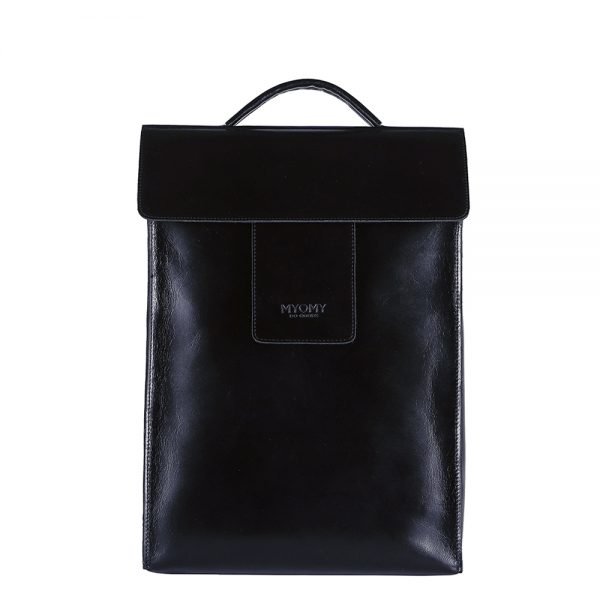 Myomy Home Bag Backbag hunter waxy black backpack