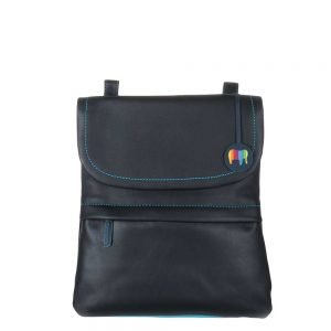 Mywalit Kyoto Medium Backpack/Messenger bag black/pace Leren tas