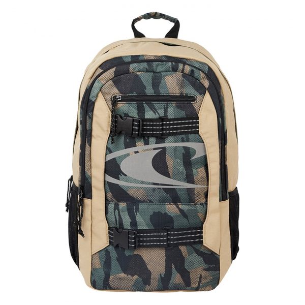 O&apos;Neill Boarder Backpack green aop/black backpack