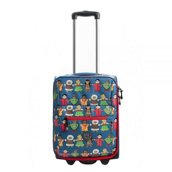 Pick & Pack Cute Peace Kindertrolley blue multi Kinderkoffer