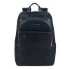 Piquadro Blue Square Backpack night blue backpack