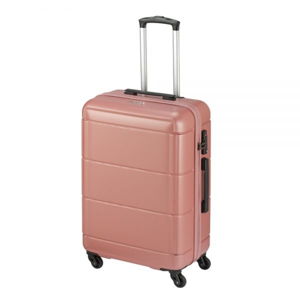 Princess Traveller Macau 4 Wiel Trolley M pink Harde Koffer