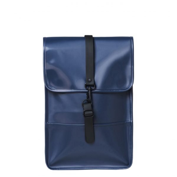 Rains Backpack Mini shiny blue backpack