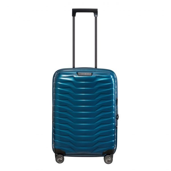 Samsonite Proxis Spinner 55 Expandable petrol blue Harde Koffer