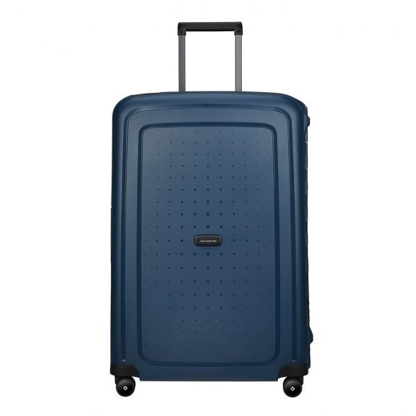Samsonite S&apos;Cure Eco Spinner 75 navy blue Harde Koffer