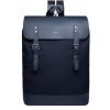 Sandqvist Hege Backpack navy with navy leather backpack
