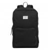 Sandqvist Kim Backpack black with black leather backpack