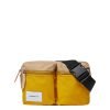 Sandqvist Paul Bum Bag multi yellow / beige with natural leatherHeuptas