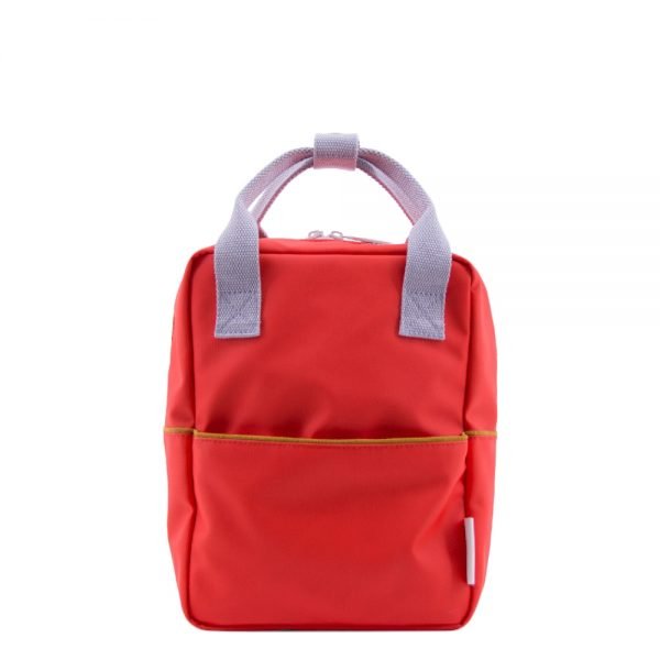 Sticky Lemon Corduroy Backpack Small sporty red Kindertas