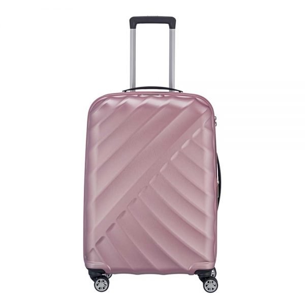 Titan Shooting Star 4 Wiel Trolley M Expandable rose Harde Koffer