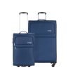 Travelbags Lissabon Kofferset - 2 delig - 55 cm 2 wiel + 77 cm 4 wiel - dark navy