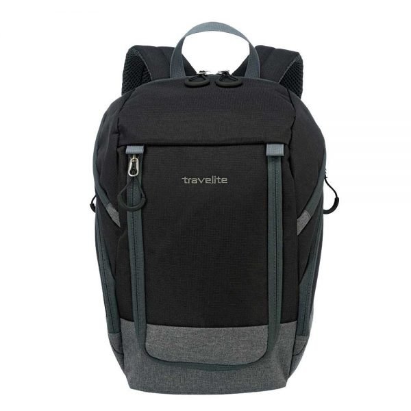 Travelite Basics Backpack black / grey backpack