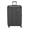 Travelite City 4 Wiel Trolley L Expandable antraciet Harde Koffer