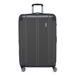 Travelite City 4 Wiel Trolley L Expandable antraciet Harde Koffer
