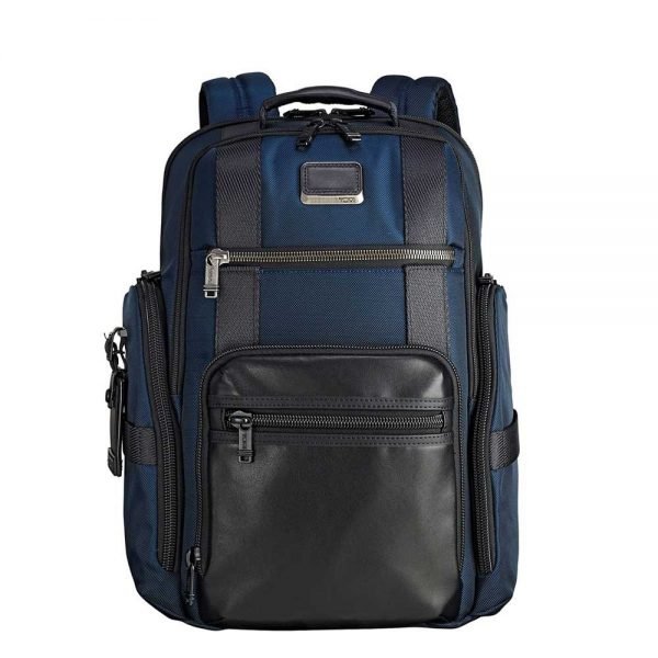 Tumi Alpha Bravo Sheppard Deluxe Brief Pack navy backpack